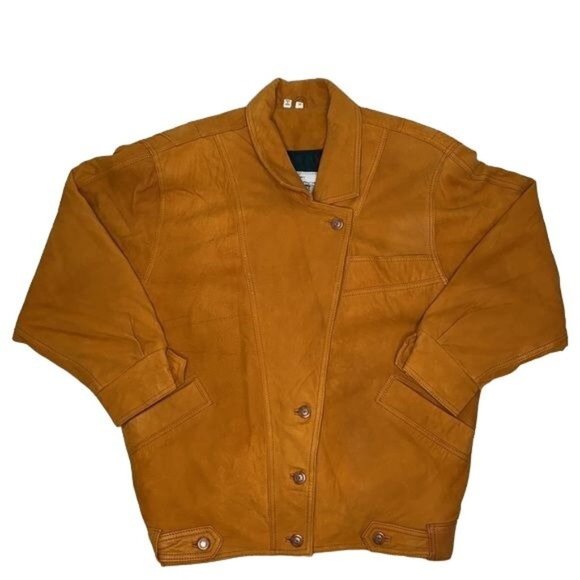 Sawyer Of Napa Leather Motorcycle Jacket: Size Medium - Picture 1 of 12